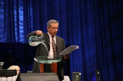 photo of a man pouring water