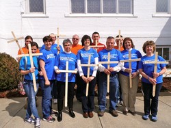 The mission team from First Presbyterian Church of South Boston (Va.) works tirelessly all year providing disaster assistance where needed. Last year, the team created wooden crosses to be placed in church members’ yards as a silent witness.