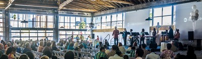 Urban Connect meets for worship in space that was once home to a heavy equipment dealership — during the week the building serves as an event venue in Pheonix’s warehouse district.