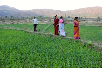 Field day with members of Chethana, the Joining Hands network in India, a Presbyterian Hunger Program partner featured in the Jan. 14, 2016 online Presbyterian Mission Yearbook. 