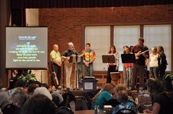First Presbyterian, Morgantown NC hosted a Jacob's Join last fall to highlight hunger awareness.