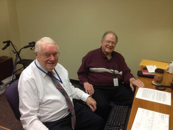 Bob Abrams (left) and Charles Stanford