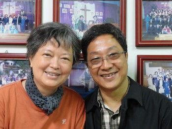 Pastors Hau-Sheng Chng (right) and Shin-Hui Chen (left)