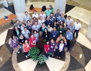 Participants at the National Asian Presbyterian Council gathering held prior to Big Tent 2015 in Knoxville, Tenn.