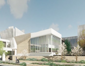 Contemporary architecture featuring natural light and green spaces are qualities of the ‘Open Doors Open Futures’ project at Westminster Presbyterian Church in Minneapolis.