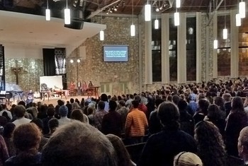 More than 1,100 students attended worship at the College Conference at Montreat.