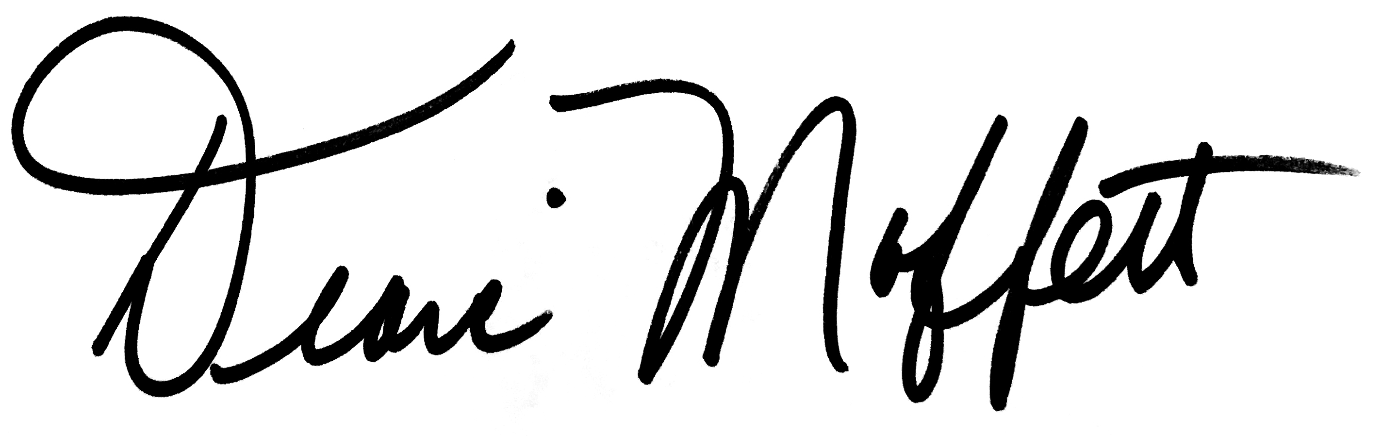 Diane Moffett Signature