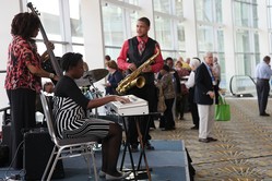 Marion Hayden Jazz Groove performing at Moderator Heath Rada's reception at the 221st General Assembly in Detroit, MI on June 15, 2014