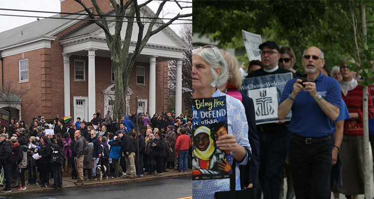 presbyterians protesting deportation threats to members