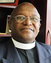 El Obispo Ziphozihle Siwa, Presidente de SACC y Presidente de la Iglesia Metodista de Sudáfrica