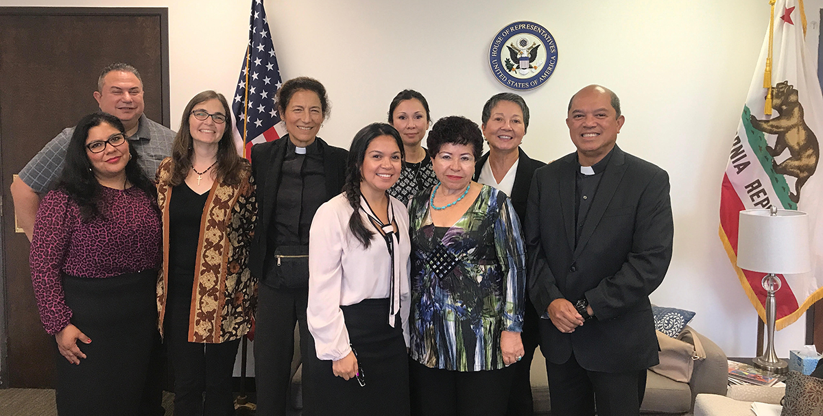 Matthew 25 Delegation at the office of CA Stated Rep. Nanette Diaz-Barragán.