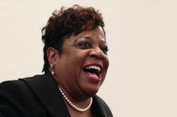 Rev. Diane Moffett at the 223rd General Assembly