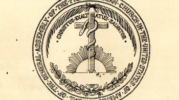 Seal of the General Assembly as recommended by the committee in 1891.