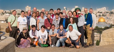 2016 Mosaic of Peace participants at the Mount of Olives.