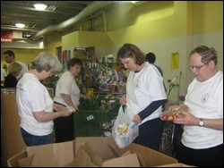 Volunteers at The Foodbank of Southeastern Virginia