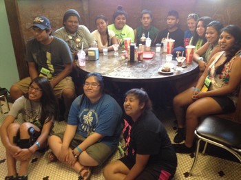 The Indian Presbyterian Youth Connection and the American Indian Youth Council of the Presbyterian Church (U.S.A.) sponsored 13 Native American youth to come to the Presbyterian Youth Triennium.