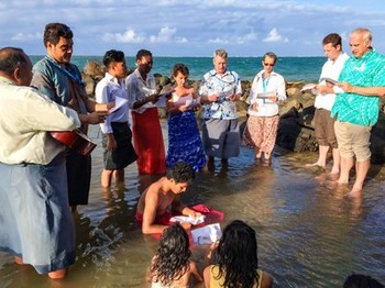 Sea prayers in Samoa