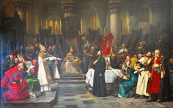 Jan Hus at the Council of Constance by Václav Brožík.