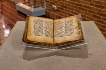 The ‘Tweed MS150’ manuscript, now being returned to the Debre Libanos Monastery in Ethiopia.