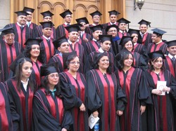 Graduates of the Evangelical Theological Seminary in Cairo.