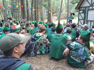 Campers at Calvin Crest participate in the ‘Sherwood Forest’ camp experience.