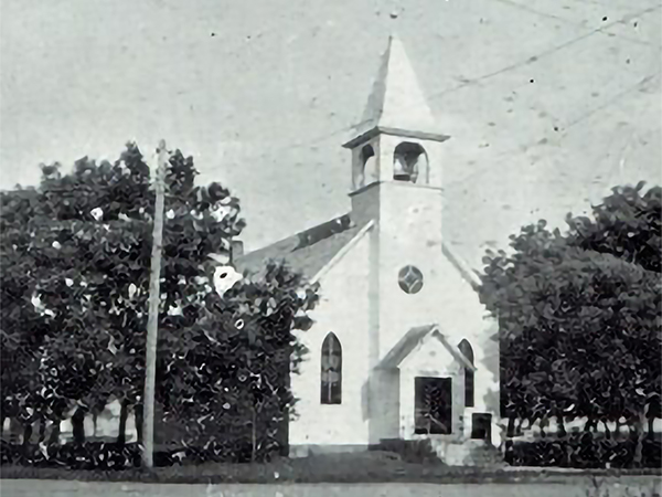 1944년 조아 장로교회의 옛 성전. 교회가 제공한 사진.