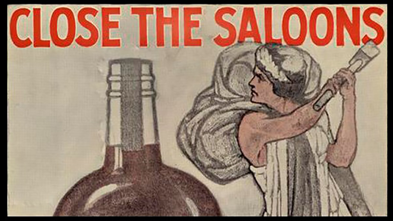 Close the Saloons poster, Allied Printing Trades Council, 1918.