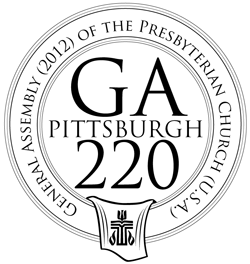 Image of the logo for the 220th General Assembly (2012)