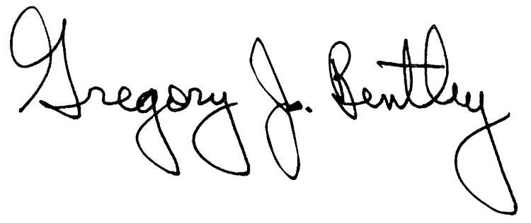 Gregory Bentley Signature 