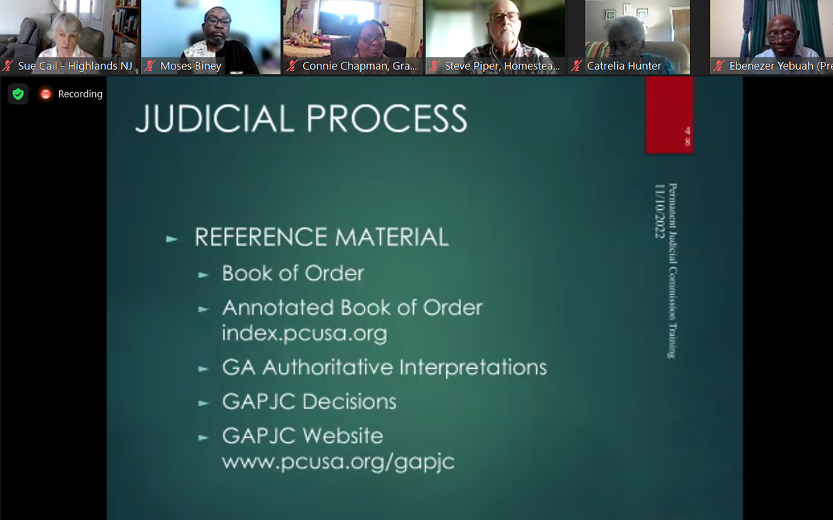 Judicial Process Slide from Conflict and the Constitution presentation, November 12, 2022. 