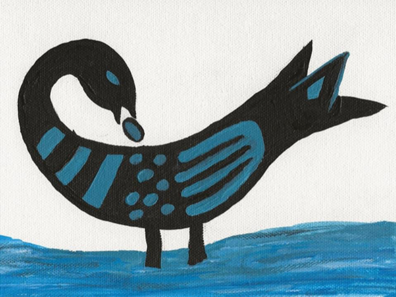 The symbol selected by the Co-Moderators of the 224th General Assembly (2020) is the Sankofa bird standing in the Mississippi River.