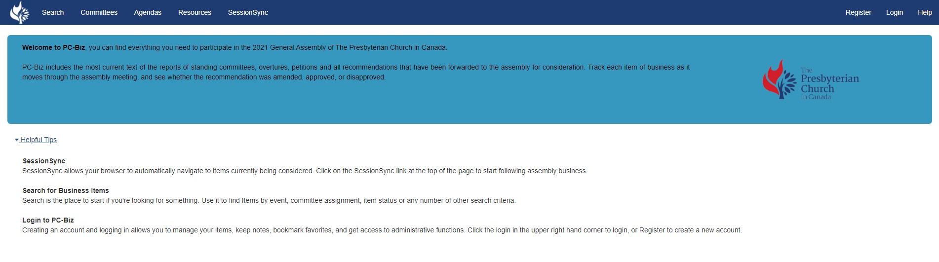 Assembly.presbyterian.ca, the Presbyterian Church in Canada, June 2021