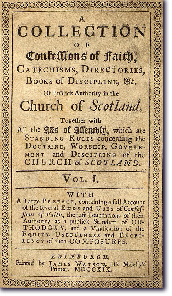 Image of title page from Collection of Confessions