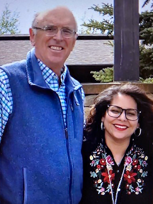 The Rev. Dr. George Goodrich of the Presbytery of Yellowstone and Ruling Elder Vilmarie Cintrón-Olivieri, Co-Moderator of the 223rd General Assembly (2018), led a session at last weekend’s Moderators’ Conference. (Photo provided)