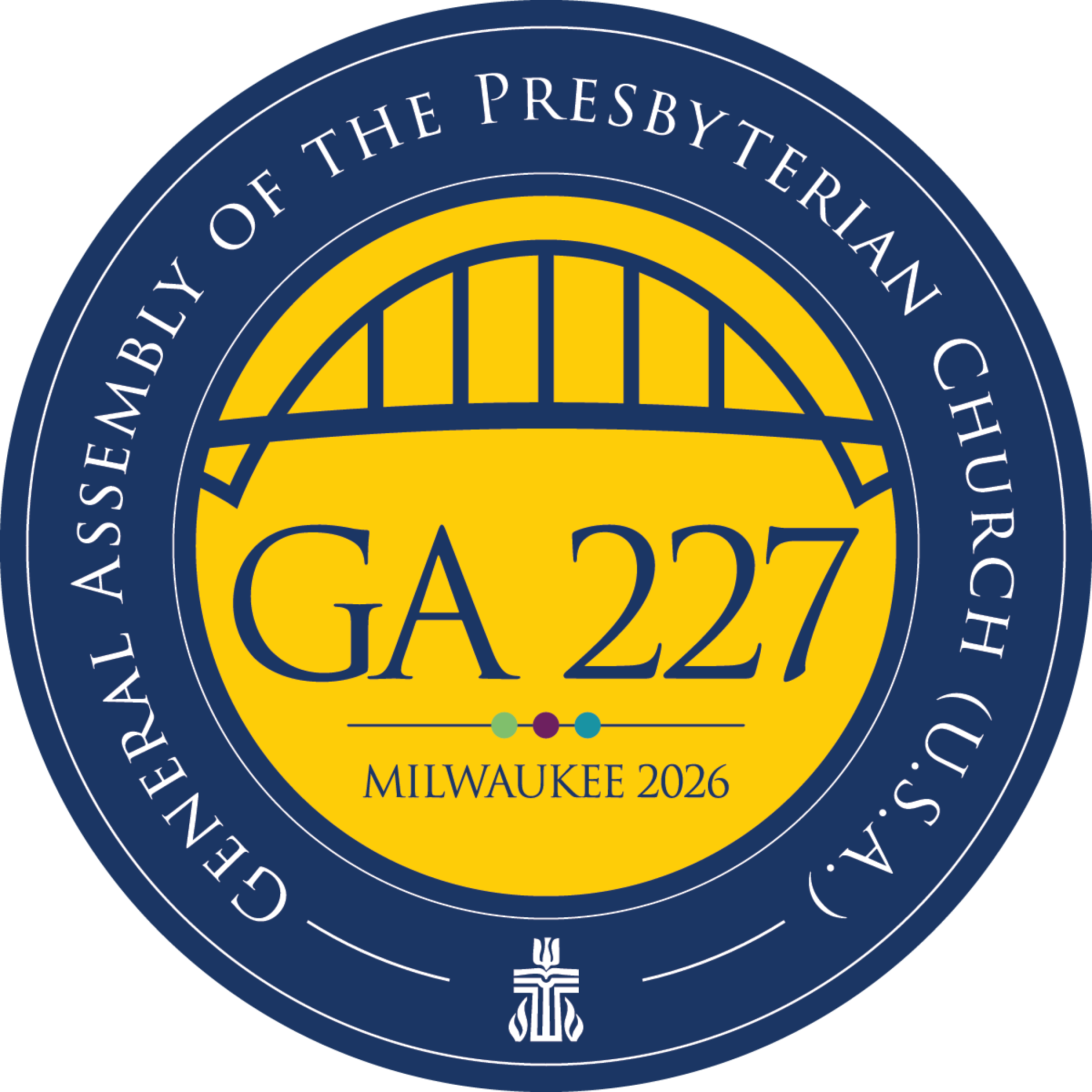 227th General Assembly 2026 Church U S A 2025 0709 GA227 Medallion 